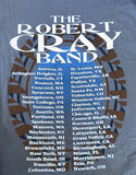 Anvil Men's Robert Cray Band 2011 Tour Blue Short Sleeve Shirt Size Large