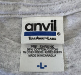 Anvil Men's Celtic Thunder Local Crew 2011-2012 Tour Gray Shirt Size Large