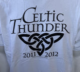 Anvil Men's Celtic Thunder Local Crew 2011-2012 Tour White Shirt Size Large