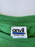 Anvil Men's Ride For Roswell 2012 Volunteer Green Short Sleeve Shirt Size XL