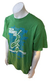 Anvil Men's Ride For Roswell 2012 Volunteer Green Short Sleeve Shirt Size XL