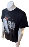 Anvil Men's 50 Cent The Invitation 2010 Tour Black Short Sleeve Shirt Size Large