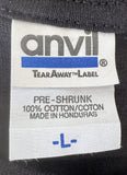 Anvil Men's 50 Cent The Invitation 2010 Tour Black Short Sleeve Shirt Size Large