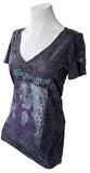 Next Level Women's Sugarland Jennifer Nettles Graphic Gray Shirt Size Large