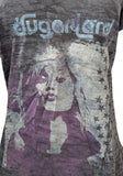 Next Level Women's Sugarland Jennifer Nettles Graphic Gray Shirt Size Large