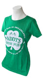 Ripple Junction Women's It's Always Sunny Paddy's Irish Pub Green Shirt Size XL