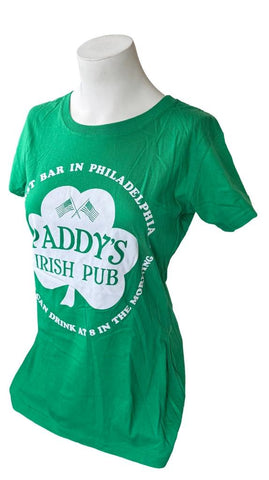 Ripple Junction Women's It's Always Sunny Paddy's Irish Pub Green Shirt Size XL