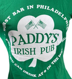 Ripple Junction Women's It's Always Sunny Paddy's Irish Pub Green Shirt Size XL