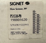 GF Signet P51530-P0 Rotor-X Paddlewheel Flow Sensor 0.5-4" Pipe 198801620