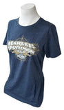 Next Level Women's Harley Davidson Motorcycles USA Dark Blue Shirt Size Large