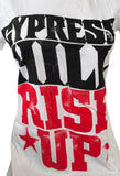 Next Level Women's Rise Up Cypress Hill Graphic White Shirt Size Medium
