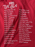 Earth Positive Women's Corrine Bailey Rae The Sea 2010 Red Shirt Size Medium