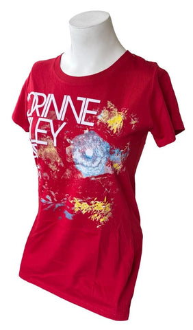 Earth Positive Women's Corrine Bailey Rae The Sea 2010 Red Shirt Size Medium