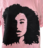 Earth Positive Women's Corrine Bailey Rae Graphic Pink Shirt Size XL