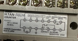 Omron H7AN-R8DM Digital Counter 8 Digit Preset 100-240VAC 50/60HZ