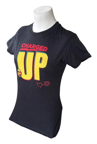 Puma Women's Charged Up Western New York Flash Soccer Black Shirt Size Medium