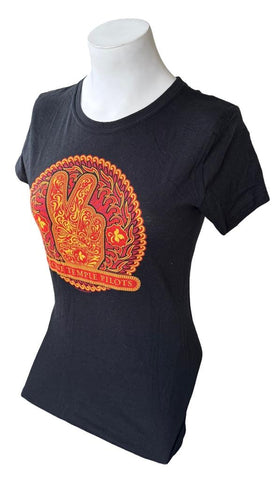Bay Island Women's Stone Temple Pilots Black Short Sleeve Shirt Size Small