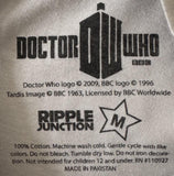 Ripple Junction Women's Doctor Who Support Our Timelords Gray Shirt Size Medium