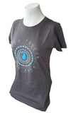 Tultex Women's James Taylor And Band Peacock Graphic Gray Shirt Size Large