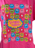 Anvil Women's Yo Gabba Gabba! Graphic Pink Short Sleeve Shirt Size Large
