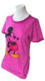 Disney Store Women's Classic Mickey Mouse Pink Shirt Size Medium
