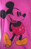 Disney Store Women's Classic Mickey Mouse Pink Shirt Size Medium