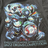 Anvil Men's Thelonious Monk 2012 Institute of Jazz Drum Comp Black Shirt Size S