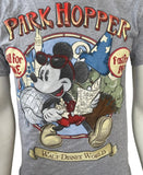 Hanes Men's Walt Disney World Mickey Mouse Park Hopper Gray Shirt Size Small