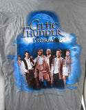 Anvil Men's Celtic Thunder Storm Gray Short Sleeve Shirt Size Large