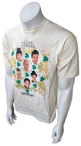 Gildan Youth Celtic Thunder Heritage Beige Short Sleeve Shirt Size XL