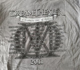 Alstyle Men's Dream Theater 2011 A Dramatic Tour of Events Gray Shirt Size Large