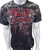 Hanes Men's Ozzy Osbourne Graphic Black Short Sleeve Shirt Size Medium
