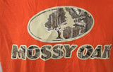Gildan Performance Men's Mossy Oak Graphic Orange Short Sleeve Shirt Size Large