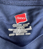 Hanes Cool Dri Men's Flight 3407 Memorial 5K Race Navy Shirt Size Medium