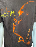 Gildan Men's Jill Scott Graphic Brown Short Sleeve Shirt Size Large