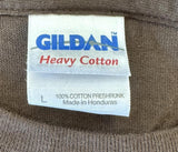 Gildan Men's Jill Scott Graphic Brown Short Sleeve Shirt Size Large