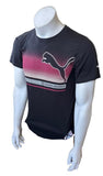 Puma Men's Colgate University Graphic Black Short Sleeve Shirt Size Small