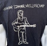 Ten Men's John Mellencamp Graphic Black Short Sleeve Shirt Size Large
