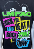 Tultex Men's LMFAO Rock The Beat Sorry For Party Rocking Tour Black Shirt Size L