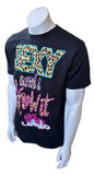 Tultex Men's LMFAO Sexy And I Know It Black Short Sleeve Shirt Size Large