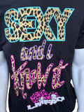 Anvil Men's LMFAO Sexy And I Know It Black Short Sleeve Shirt Size Large