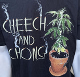 Anvil Men's Cheech And Chong Get it Legal Tour Black Shirt Size Large