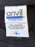 Anvil Men's Cheech And Chong Get it Legal Tour Black Shirt Size Large