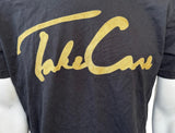 Drake Men's Take Care Graphic Black Short Sleeve Shirt Size Large