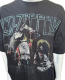 Men's Led Zeppelin 1975 Tour Graphic Black Short Sleeve Shirt Size XL