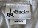 Disney Parks Men's Walt Disney World Graphic Gray Short Sleeve Shirt Size Medium