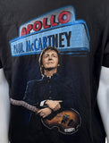 Tultex Men's Paul McCartney Apollo Theater Live 2010 Black Shirt Size Large
