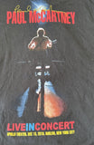 Tultex Men's Paul McCartney Apollo Theater Live 2010 Black Shirt Size Large