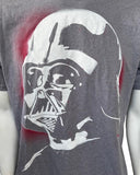 Disney Men's Star Wars Darth Vader Gray Shirt Sleeve Shirt Size Medium