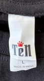 Ten Men's John Cougar Mellencamp The Scarecrow Tour 1985 Black Shirt Size Large